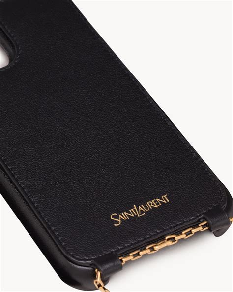 yves saint laurent iphone xr case|IPHONE 15 CASE IN LEATHER .